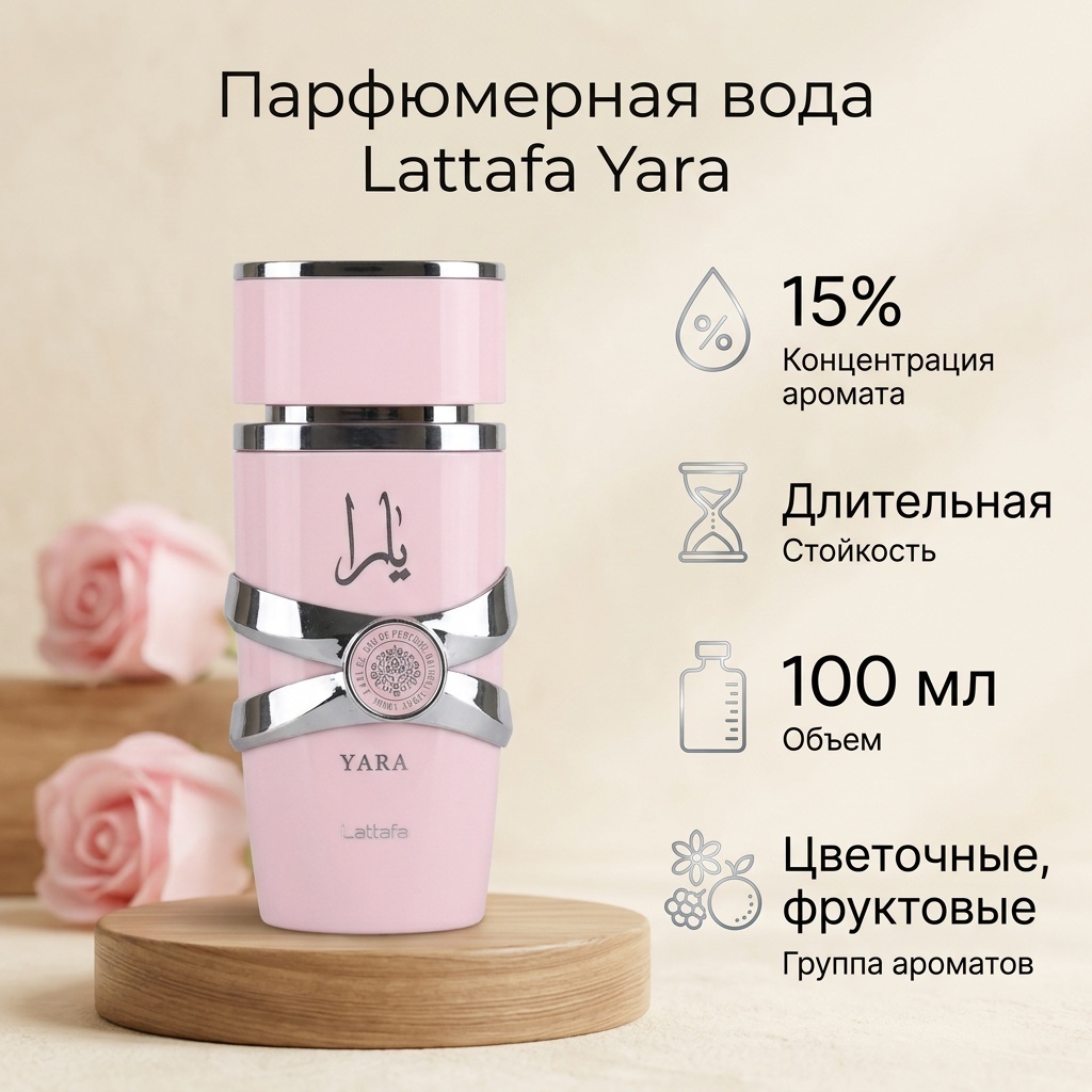 Lattafa Perfumes Yara парфюмерная вода EDP 100 мл, для женщин