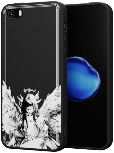 Чехол Mcover для Apple iPhone 5, iPhone 5S, iPhone SE рисунок
