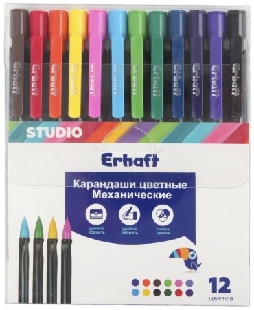 Карандаш Erhaft MP73012, 2H, 12 шт
