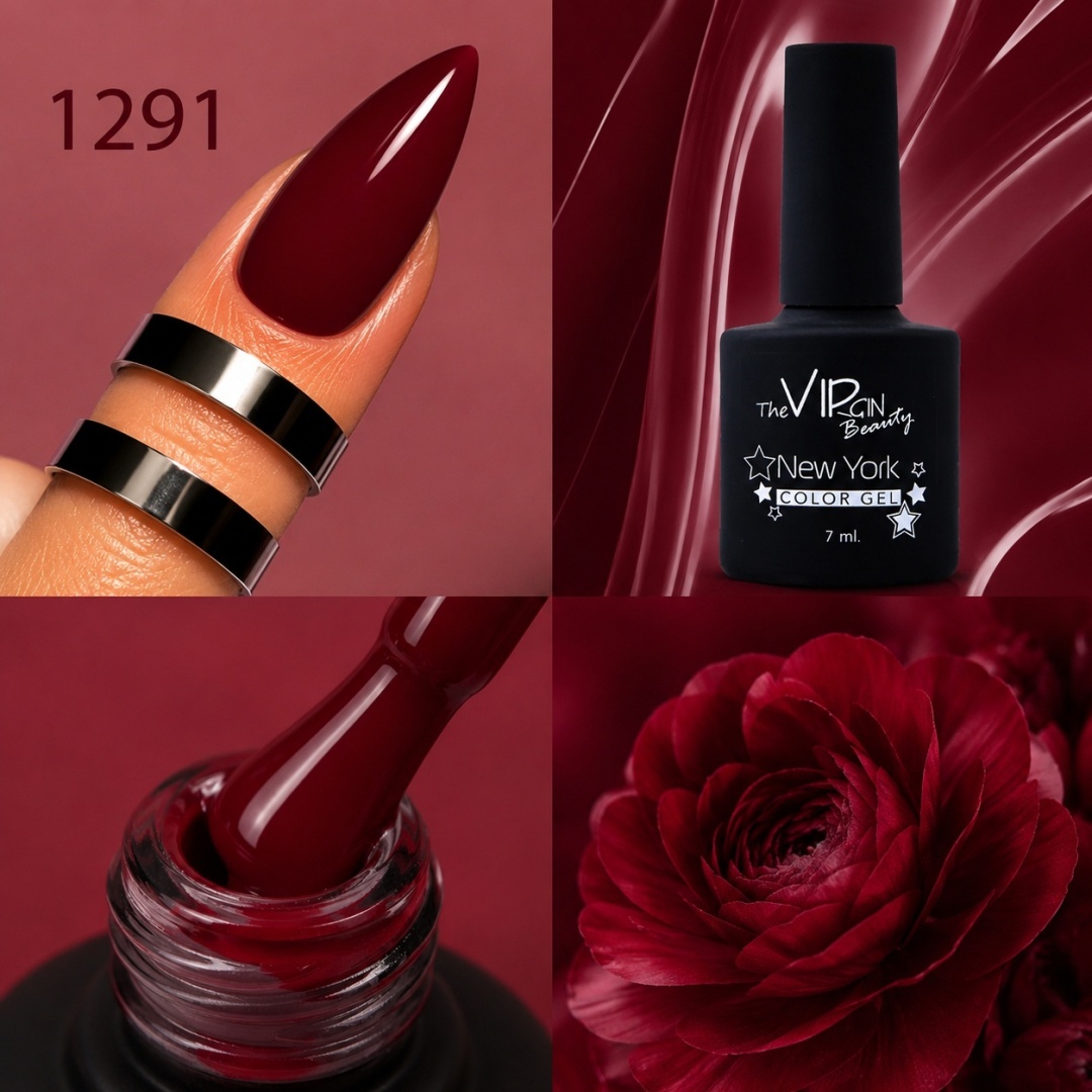 The Virgin Beauty гель-лак Бордо Gp1291 глянцевое 7 мл