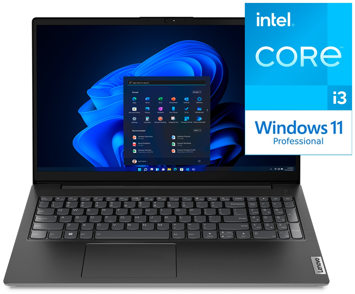 Ноутбук Lenovo V15 15.6" / 16 Гб / SSD 256 Гб / Win 11 Pro / 82TT07FTRU