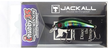 Воблер Jackall Jackall Chubby Minnow 35SP 35mm, 2.3g, Color UL Tamamushi 1 шт