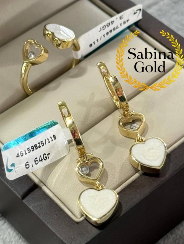 Sabina Gold KMP-SBN-1270 вес 9.97 г золото, эмаль