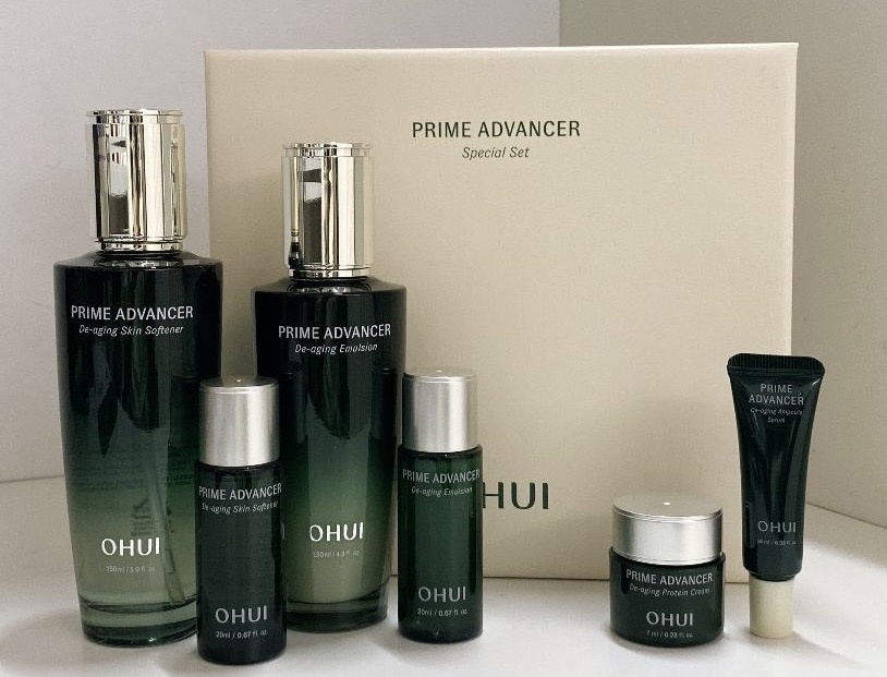 O HUI Prime Advancer De-aging 2 Set набор по уходу за лицом для женщин