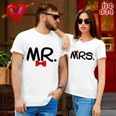 Eva Print футболка Парные футболки 034