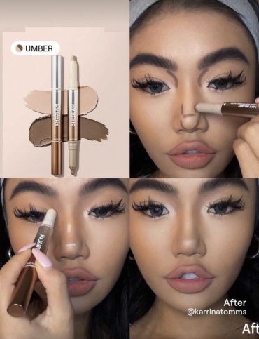 SHEGLAM Карандаш для контуринга Fine Line 2-In-1 Nose Contour & Highlight Pen карандаш для контуринга Umber