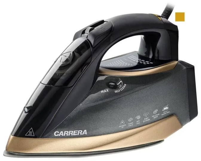 Утюг Carrera №570 черный, золотистый