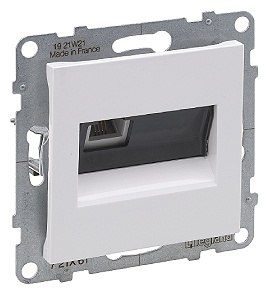 Телефонная розетка Legrand SUNO, белый