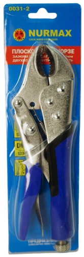 Nurmax плоскогубцы Морзе,двухкомпонентная рукоять 0031-2N 250 мм