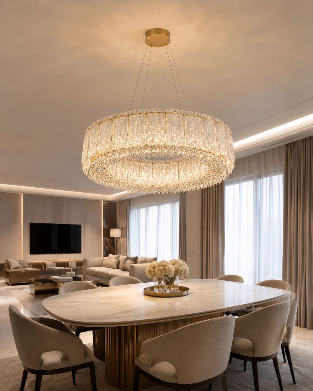 Люстра подвесная LED, кол-во ламп: 1 шт