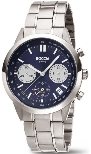 Кварцевые Boccia Titanium 37371-02Tick титан