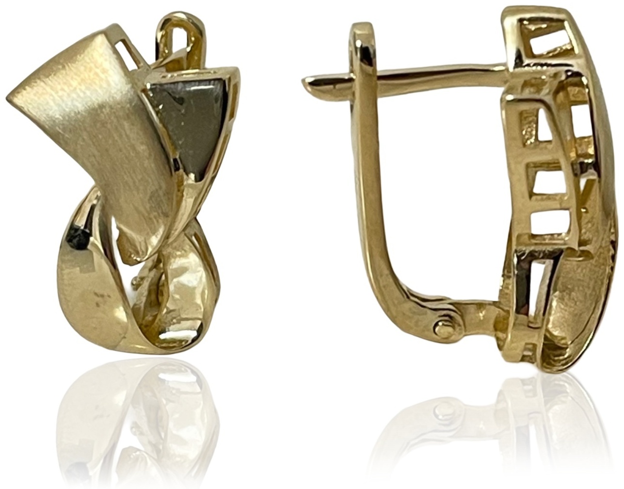 Серьги Estella серьги золото алтын сырға 14k вес 4.7 г золото, без вставок