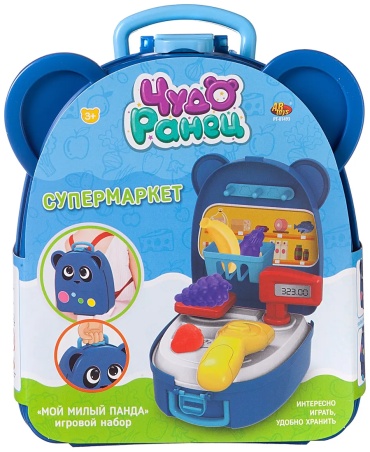 Набор Мой милый медвежонок-панда Супермаркет 3в1 ABtoys PT-01493