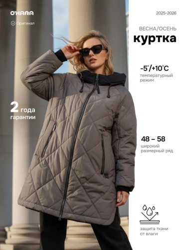 Зимняя куртка коричневый
