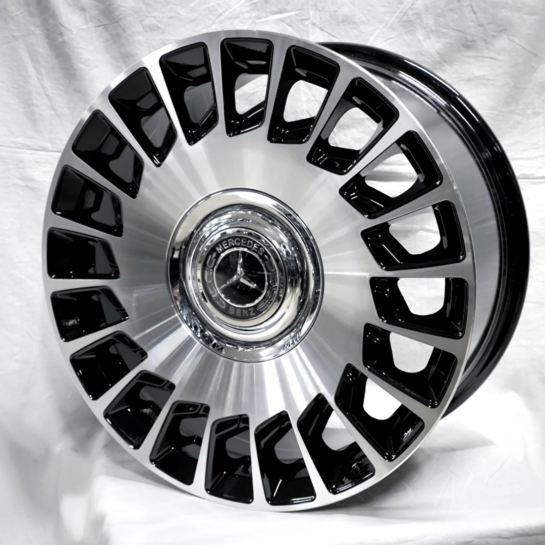 Auher 2095 8.5x18/5x112 D66.6 ET35 4 диска черный, серебристый