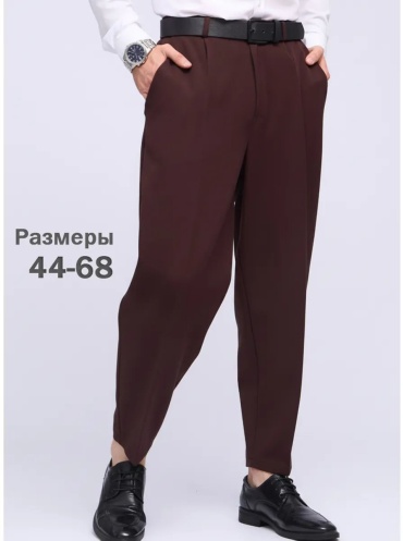 Классические брюки коричневый