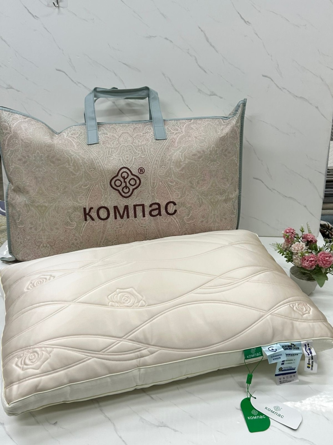 Подушка 50x70 см, микрогель
