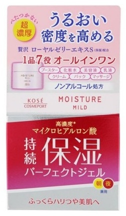 KOSE COSMEPORT гель Нежный крем-гель с гиалуроновой кислотой обеспечивает комплексный уход за лицом . для лица, для области вокруг глаз, для зоны декольте, для носогубной области 100 мл