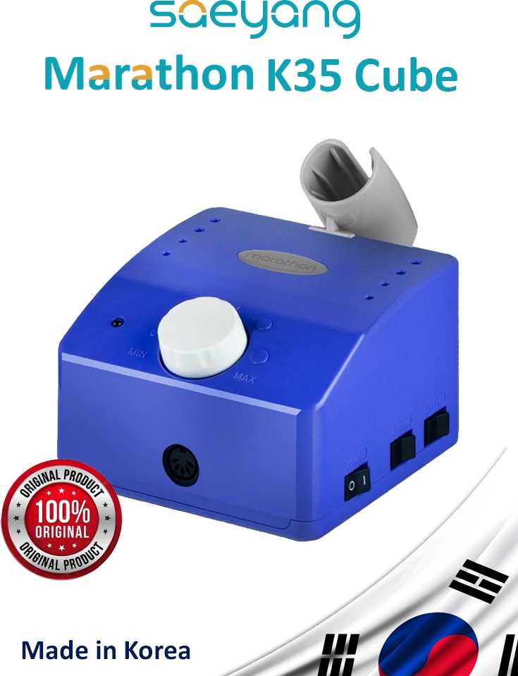 SAEYANG Marathon K35 Cube Blue (Голубой) блок маникюрного аппарата