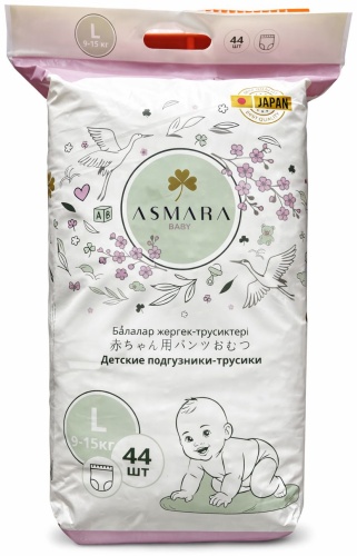 Подгузники-трусики Asmara ASMARА BABY L, 44 шт