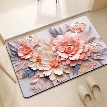 Ковер Home Comfort 50x80 см, короткий ворс, Китай