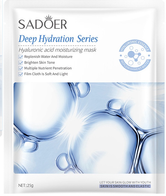 Патчи SADOER тканевые Deep Hydration Series для повышения упругости 1 шт