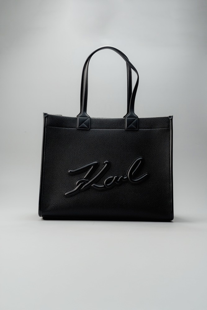 Сумка тоут Karl Lagerfeld экокожа черный