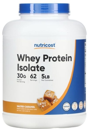 Nutricost Изолят сывороточного протеина соленая карамель 2268 г