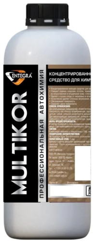 Очиститель для велюра, для кожи, для ковров, для пластика, для приборной панели, для текстильной обивки, универсальный MULTIKOR 1 л