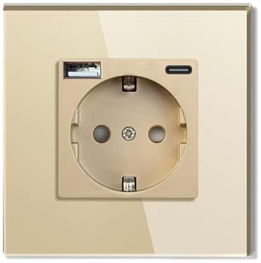 Розетка USB GNG G-RZZOLOTO, золотистый