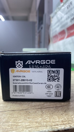 Катушка зажигания AYRGOE 273012B010