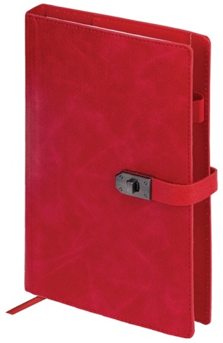 Ежедневник Brauberg Sirius, A5, 160 л, красный