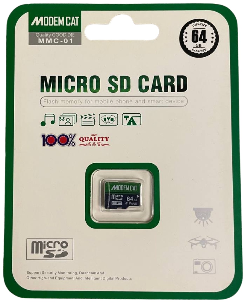 Карта памяти MODEM CAT microSD MMC0164GB 64 Гб