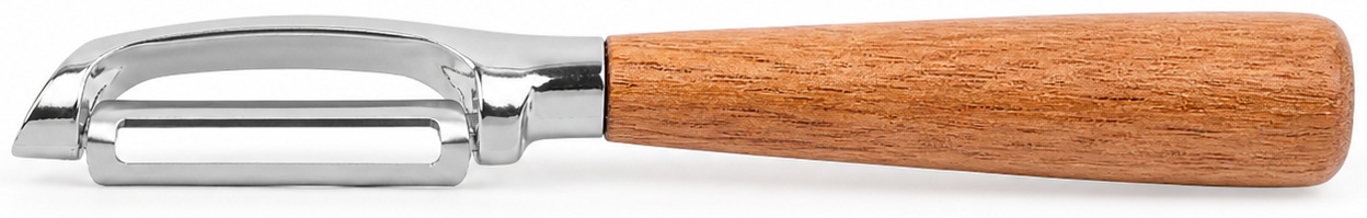 Овощечистка Woodcraft PVL нержавеющая сталь, дерево, коричневый