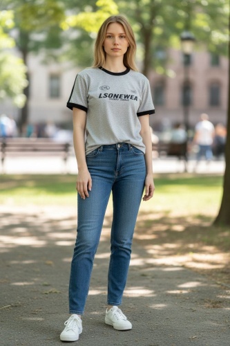 Футболка FASHION черный, серый