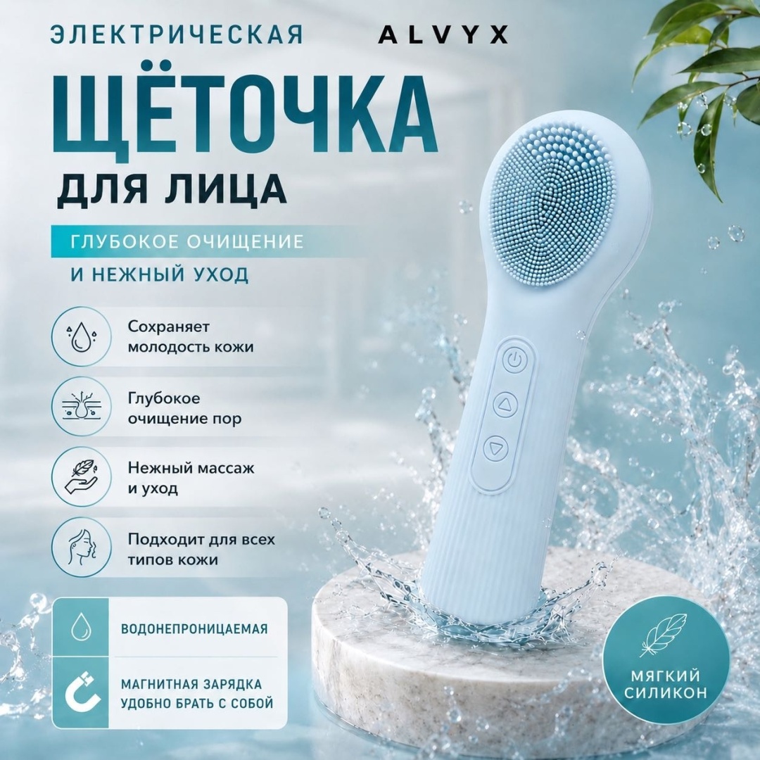 ALVYX электрическая щеточка для очищения лица
