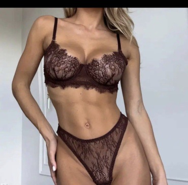 Комплект нижнего белья AllMart коричневый