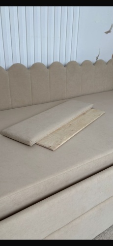 Бортик защитный KIRALMA Bambino, 50x25 см, 1 шт, бежевый