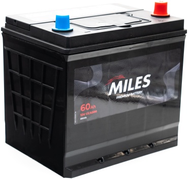 MILES MIL560500055D23L Premium battery 60 Ач обратная