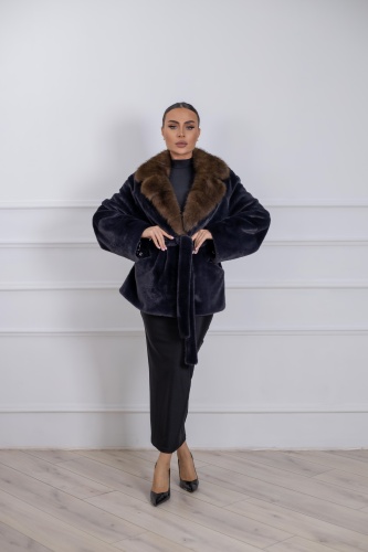 Шуба Granat.Furs графит