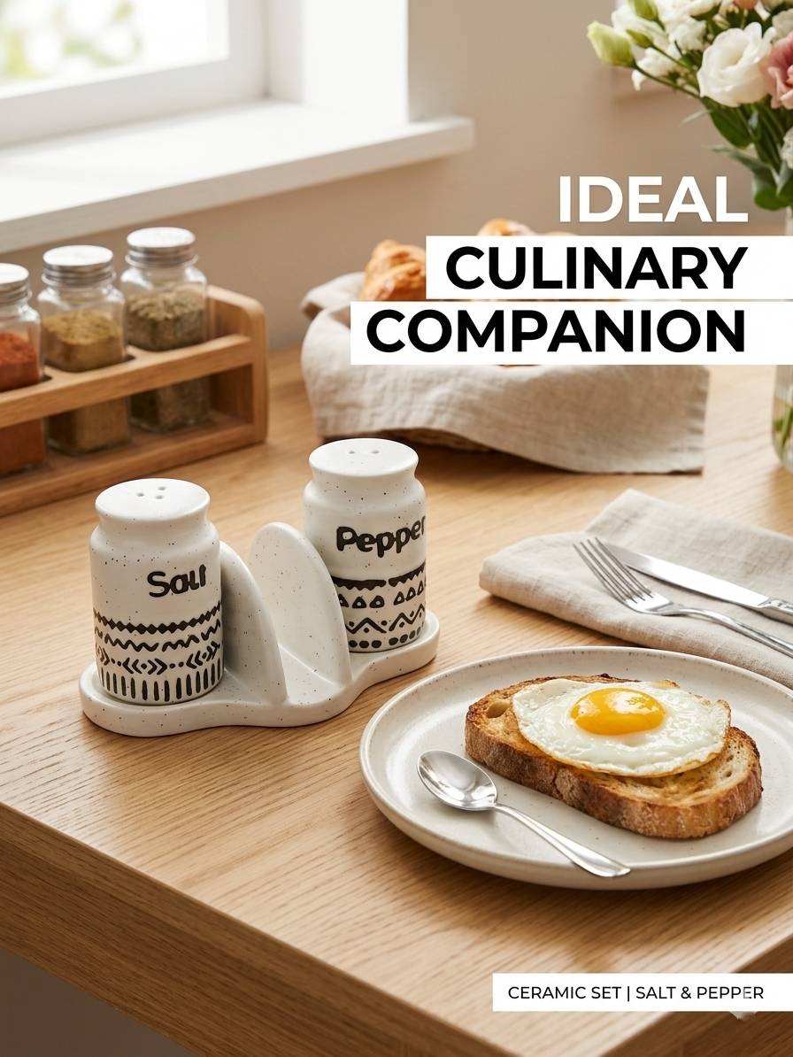 Lamiro набор для специй CERAMIC SET SALT & PEPPER, керамика