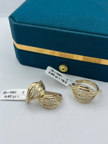 Italy Gold 6484434555 вес 7.28 г золото, без вставок