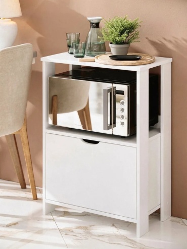 Стеллаж напольный Glavero29, 55.4x34x78.4 см, белый