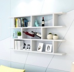 Полка Aiba Mebel Pu-09, 110х17x82 см, белый