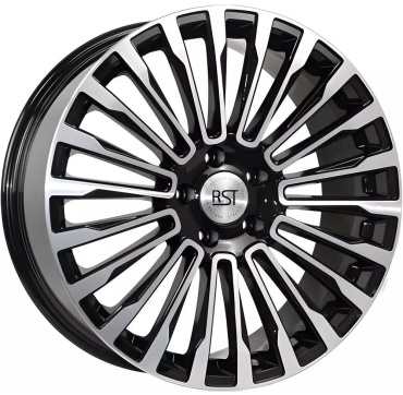 RST R062 8.5x20/5x120 D62.5 ET45 4 диска черный, серебристый
