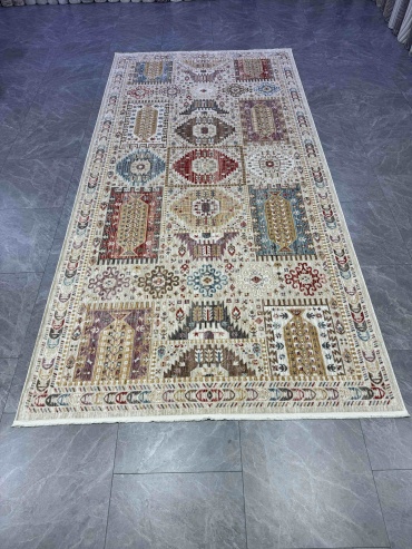 Ковер ДОМ КОВРОВ 250x350 см, короткий ворс, Турция