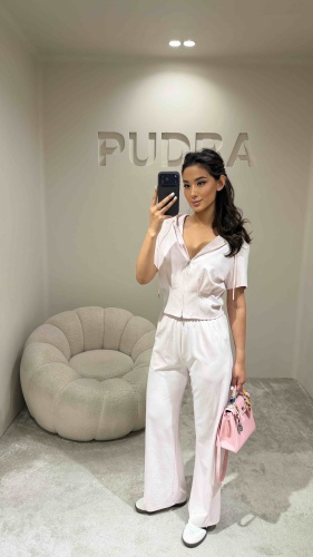 Костюм повседневный Pudra_kz розовый
