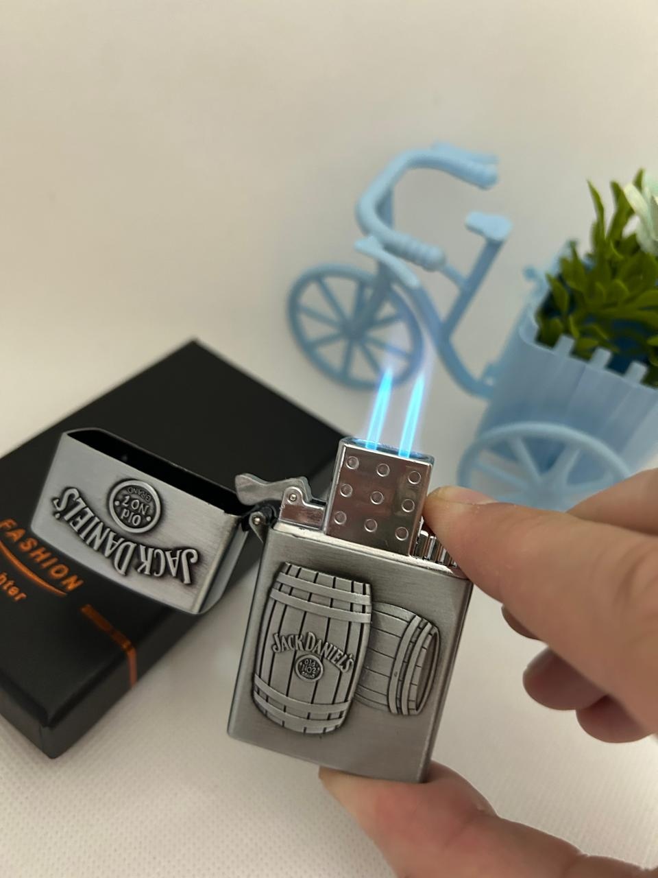 Газовая зажигалка J&D 007, металлический сплав