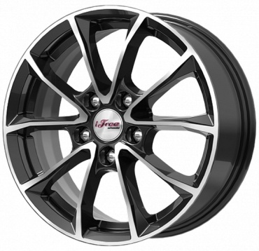 WorldWheels iFree Джет блэк джек 6.5x16/5x114.3 D66.1 ET50 4 диска графит, серый, черный