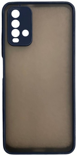 Чехол S&M для Xiaomi Redmi 9T темно-прозрачный